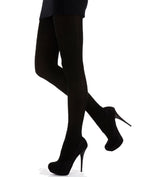 Silver Legs Medias térmicas de forro polar suave, cálidas y acogedoras de 200 deniers para mujer